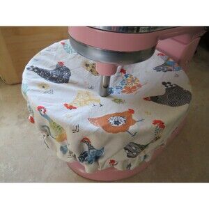 Kitchenaid Bowl Cover Reversible Chickens and Roses